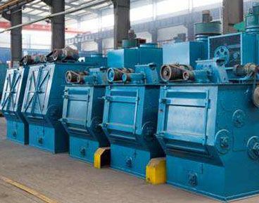 Q3220履帶式拋丸機(jī)，兩個拋丸器雙拋頭