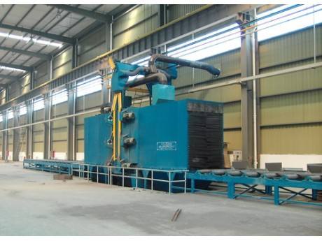 鋼結構拋丸機使用現(xiàn)場