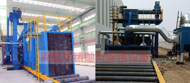 圖三，通過(guò)式拋丸除銹設(shè)備