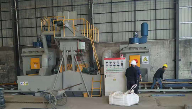 網(wǎng)架通過(guò)式拋丸機(jī)