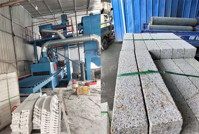 大理石荔枝面拋丸機(jī)，拋丸噴砂設(shè)備