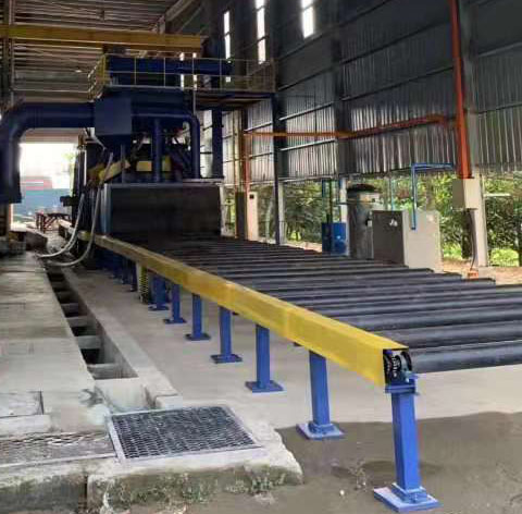 石材荔枝面設(shè)備，花崗巖荔枝面拋丸機(jī)