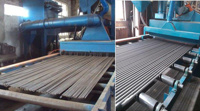 線材拋丸機，清理機器圖