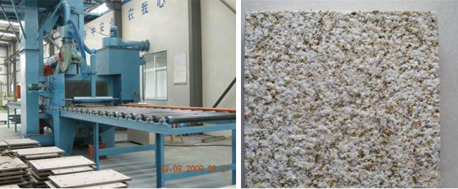 大理石拋毛機(jī)，大理石噴砂拋丸機(jī)