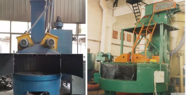 多工位轉臺拋丸機，小型轉臺拋丸機