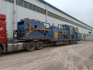 兩臺(tái)吊鉤式、一臺(tái)通過(guò)式拋丸清理機(jī)發(fā)往河北邢臺(tái)